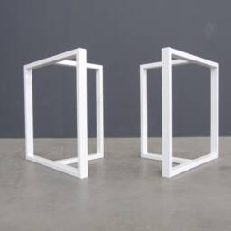 "Metal Dining Table Legs, Steel T-Shape Trestle Set, Steel, 28"" X 23"" 11" - thumbnail 4
