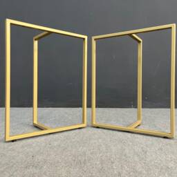 "Metal Dining Table Legs, Steel T-Shape Trestle Set, Steel, 28"" X 23"" 11" - thumbnail 3
