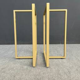 "Metal Dining Table Legs, Steel T-Shape Trestle Set, Steel, 28"" X 23"" 11" - thumbnail 2