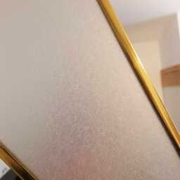 Over Mantle Stain Glass Style Art Deco Mirror, Wall Large - thumbnail 4