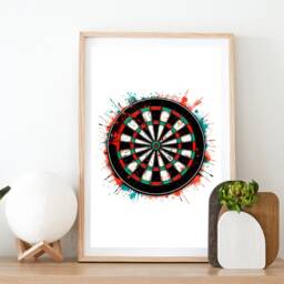 Darts Print Set - Eat Sleep Repeat - Fan Gift Graffiti Style Posters Gifts For Men Gaming Room Wall Art Decor - thumbnail 2