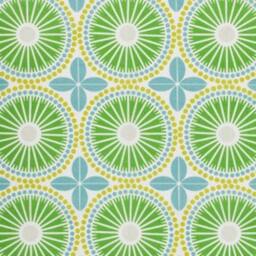 Curtain Panel White Green Blue Orange Flowers Floral Modern Scandinavian Design Cafe Curtain Kitchen Valance , Runner Napkins Great Gift - thumbnail 1