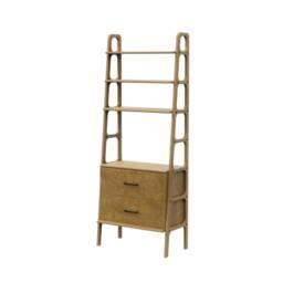 Kitchen Furniture, Modular Wooden Bookcase Mid-Century Modern Bookshelves - thumbnail 4