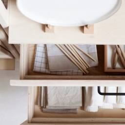 Kitchen Furniture, Modular Wooden Bookcase Mid-Century Modern Bookshelves - thumbnail 3