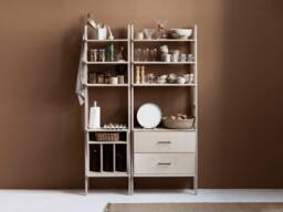 Kitchen Furniture, Modular Wooden Bookcase Mid-Century Modern Bookshelves