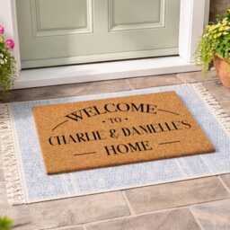 Nene & Dede's New Home - Custom Welcome Mat Personalized Moving Present - thumbnail 3