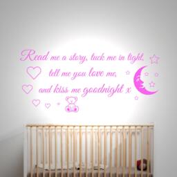 Read Me A Story - Wall Sticker Childrens Bedroom Nursery Vinyl Decal - thumbnail 3