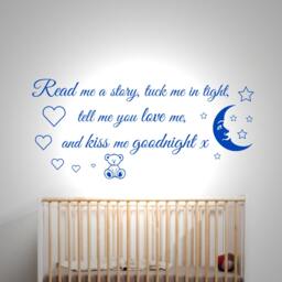 Read Me A Story - Wall Sticker Childrens Bedroom Nursery Vinyl Decal - thumbnail 2