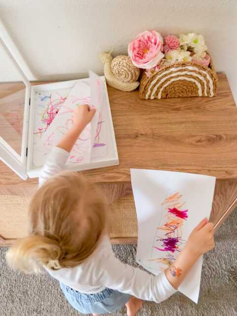Kids Artwork Storages, Baby Drawing Frame Picture Display For Children, Changeable Art Frames, Frame - image 1