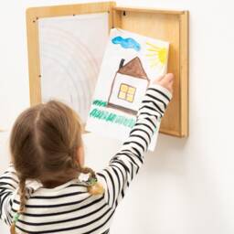 Kids Artwork Storages, Baby Drawing Frame Picture Display For Children, Changeable Art Frames, Frame - thumbnail 2