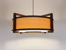 Ceiling Lamp From Wood in Modern Design. Large Light - thumbnail 1