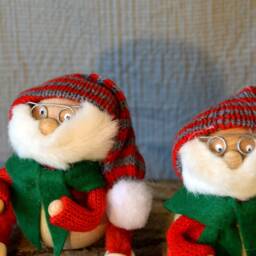 1 Santa Claus With Glasses As A Shelf Sitter, Christmas Decoration, Claus, St. Nicholas - thumbnail 2