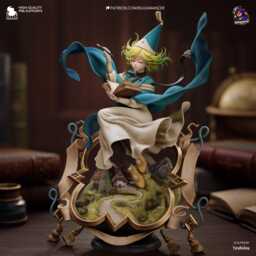 Coco - Witch Hat Atilier 3D Printed Figure 18 Scale - thumbnail 3