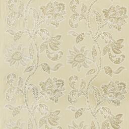Indora Velvet Applique in Chanterelle Or Noir Pillow Cover - thumbnail 3