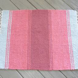"Hand Woven Cotton Rug - 24"" X 31" - thumbnail 3