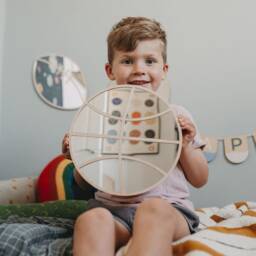 Basket Ball Shatterproof Mirror - Perfect Gift For Bedroom & Nursery Sport