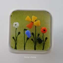Spring Flower Plug in Night Light, Nursery Decor, Corridor Fused Glass Dusk Sensor, Snowdrop Gifts - thumbnail 3