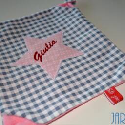 Sniffing Cloth Cuddly Star With Name - thumbnail 4