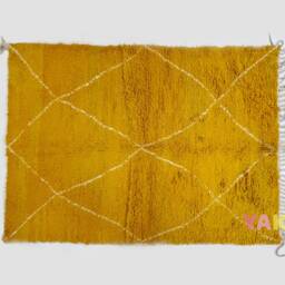 Yakiti - 5X9Ft Moroccan Rug, Beni Ourain Area Modern Wool Living Room Beniourain Handmade Soft Carpet, 165 cm X 264 - thumbnail 3
