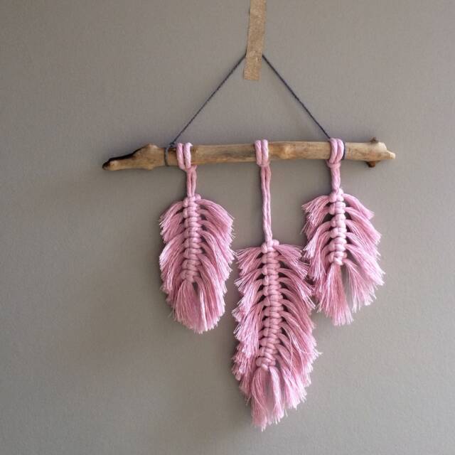 Wall Art/Dreamcatcher Feather Wall Hanging - image 1