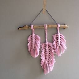 Wall Art/Dreamcatcher Feather Wall Hanging - thumbnail 1