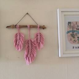 Wall Art/Dreamcatcher Feather Wall Hanging - thumbnail 4