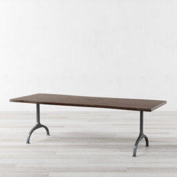 Lambeth Brown Oak Dining Table - thumbnail 1