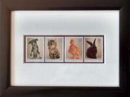 Pets Framed Stamps For The Anniversary Of Rspca 1990 - thumbnail 1