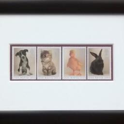 Pets Framed Stamps For The Anniversary Of Rspca 1990 - thumbnail 2