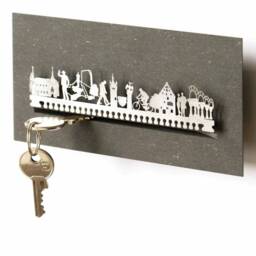Bad Wimpfen Souvenir Gift Tube - Historic Skyline Design, Stylish Home Decor & Practical Key Storage Perfect For Fans - thumbnail 1
