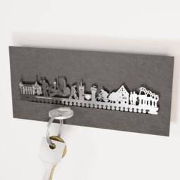 Bad Wimpfen Souvenir Gift Tube - Historic Skyline Design, Stylish Home Decor & Practical Key Storage Perfect For Fans - thumbnail 2