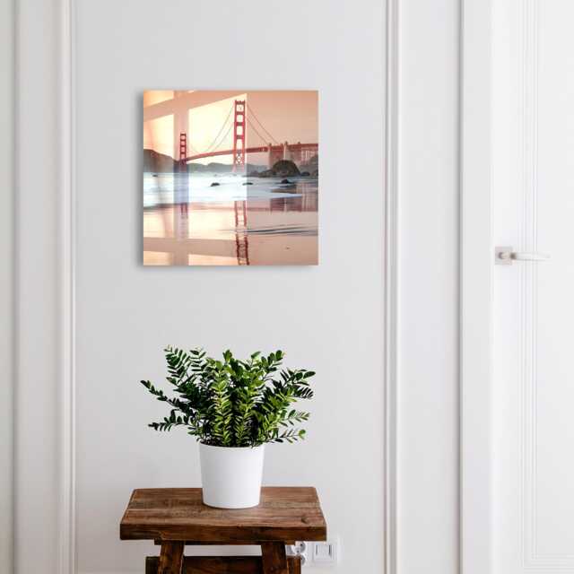 Sunset Key Cabinet For Home, Orange Industrial Box, Photographic Architecture, Lovers Of Architecture & Beautiful Views - image 1