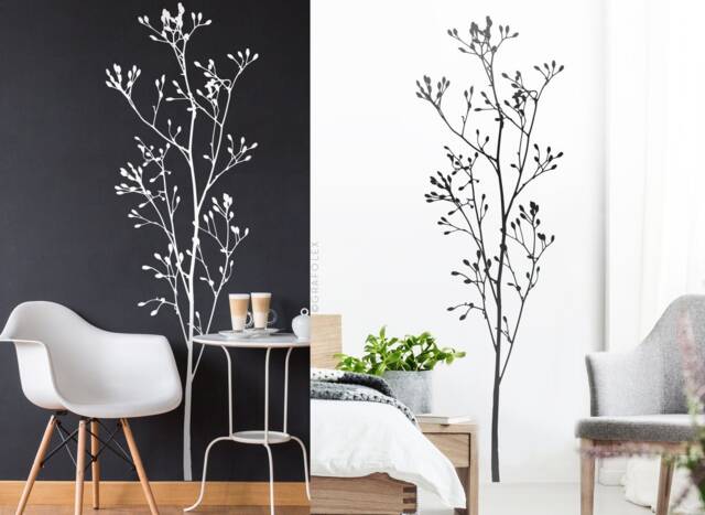 Wall Decal Tree Up To 190 cm Sticker Tattoo Branch W407 - image 1