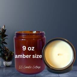 Handmade Eco-Friendly Lemon Essential Oil Candle - Vegan Aromatherapy Soy - thumbnail 4