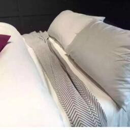 White Cotton Duvet Cover Set, Pima 300Tc Sateen Weave Luxury Cotton Duvet Cover Set - thumbnail 3