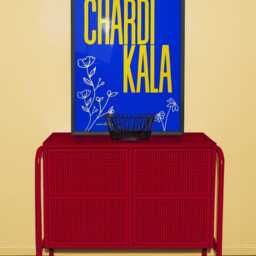 Chardi Kala Wall Art - Minimalist Sikh Typography Print Punjabi Decor Home Inspirational Quote - thumbnail 2