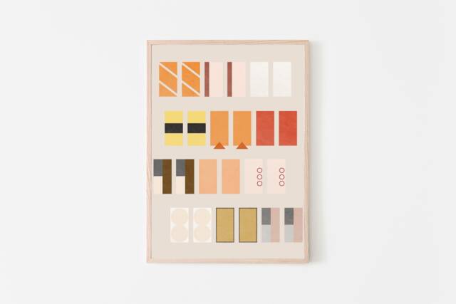 Sashimi Platter Art, Japanese Food Modern Giclee Print, Fine Art Paper Home & Kitchen Decor For The Lover - image 1