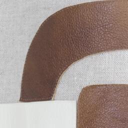 Bedroom Modern Curtains - Mid Century Beige Brown Cream Geometric Unique Custom Made Living Room Drapes, Contemporary 60's Window Panels - thumbnail 2
