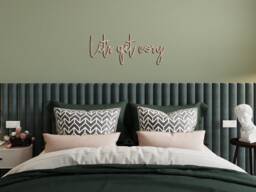 Let's Get Cosy Laser Cut Wooden Wall Quote - thumbnail 1