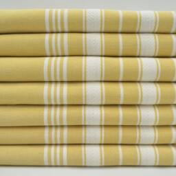 "Yellow Towel, Turkish Beach Towel, Hammam Towel, Bohemian Towel, 40""x70" - thumbnail 3