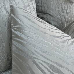 "Luxury Cushion Cover, Silver Grey Modern Sofa Pillow Decorative Throw Cover 12"" X 20" - thumbnail 3