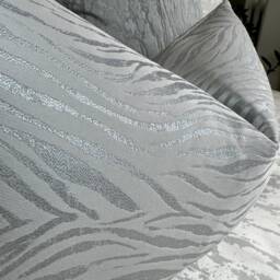 "Luxury Cushion Cover, Silver Grey Modern Sofa Pillow Decorative Throw Cover 12"" X 20" - thumbnail 2