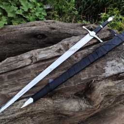 Handmade Medieval Sword, Long Viking Longford Sword With Scabbard, Anniversary Birthday Gift, Wall Hanging - thumbnail 2
