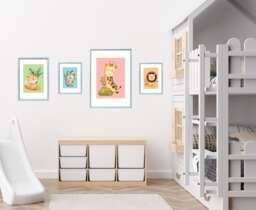 Light Blue A2/A3 A4 Photo Frame - Wall Hanging Poster Frames
