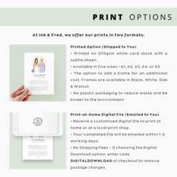 Personalised Granddaughter Wedding Print - Custom Day Gift From Nan - Keepsake Poem Bride - thumbnail 2