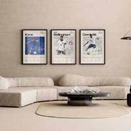Harry Kane England Captain Poster, Football Stats Wall Art, Striker Print, Soccer Room Decor, Gift - thumbnail 4