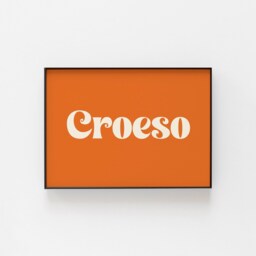 Croeso Print, Welsh Themed Wall Art, Office Party Or Wedding Decor, Wedding, Art For The Hallway, Presents, Wales - thumbnail 2