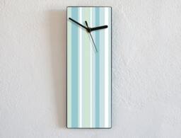 Blue Lines Pattern - Wall Clock
