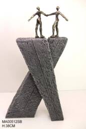 Resin & Bronze Statue Height 25 cm