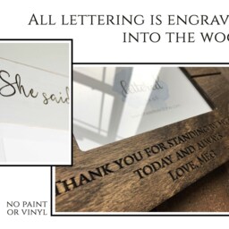 Baptism Picture Frame, Godmother Godfather Godparents Gift, Christening Present - thumbnail 2